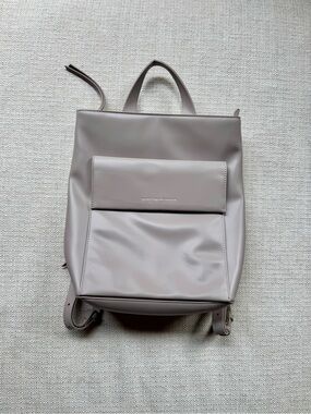 Adolfo Dominguez Women's Taupe Backpack Tote